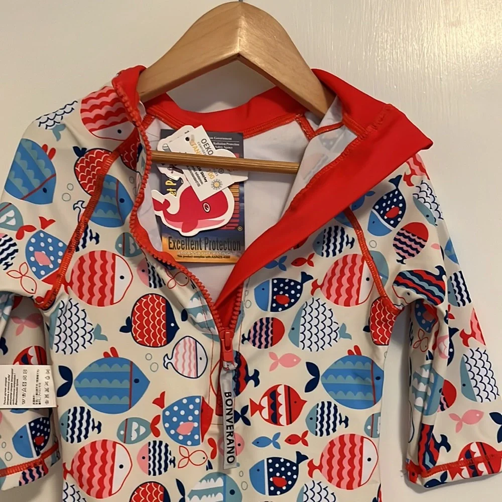 Bonverano one piece toddler swimsuit